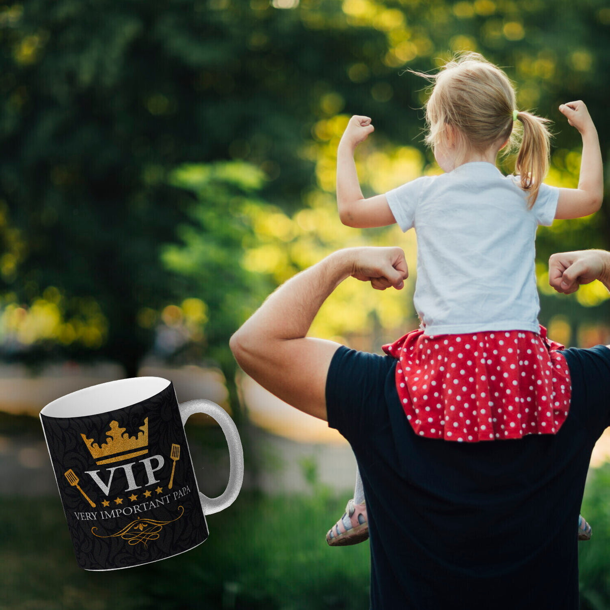 Very Important Papa Kaffeebecher mit VIP Motiv