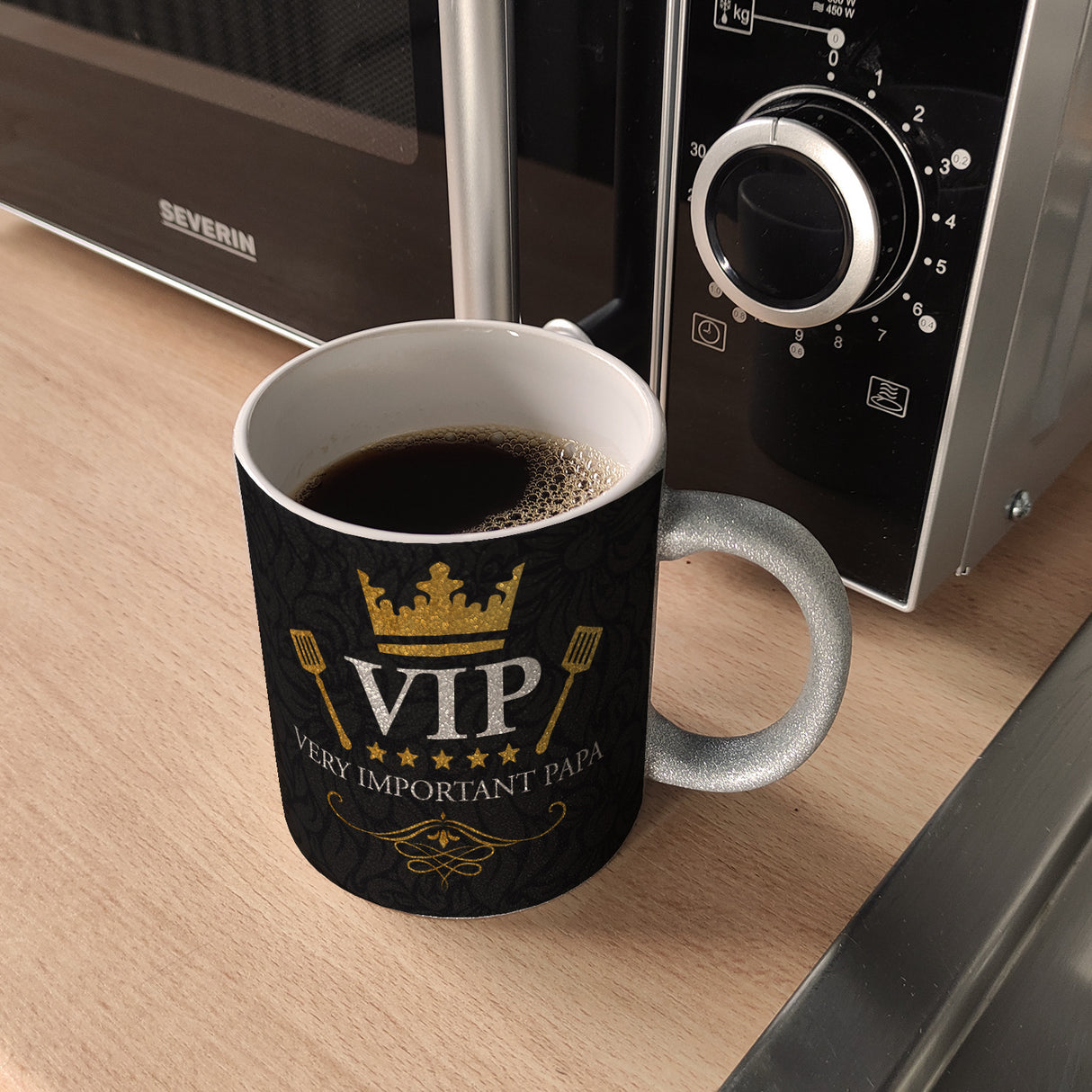 Very Important Papa Kaffeebecher mit VIP Motiv