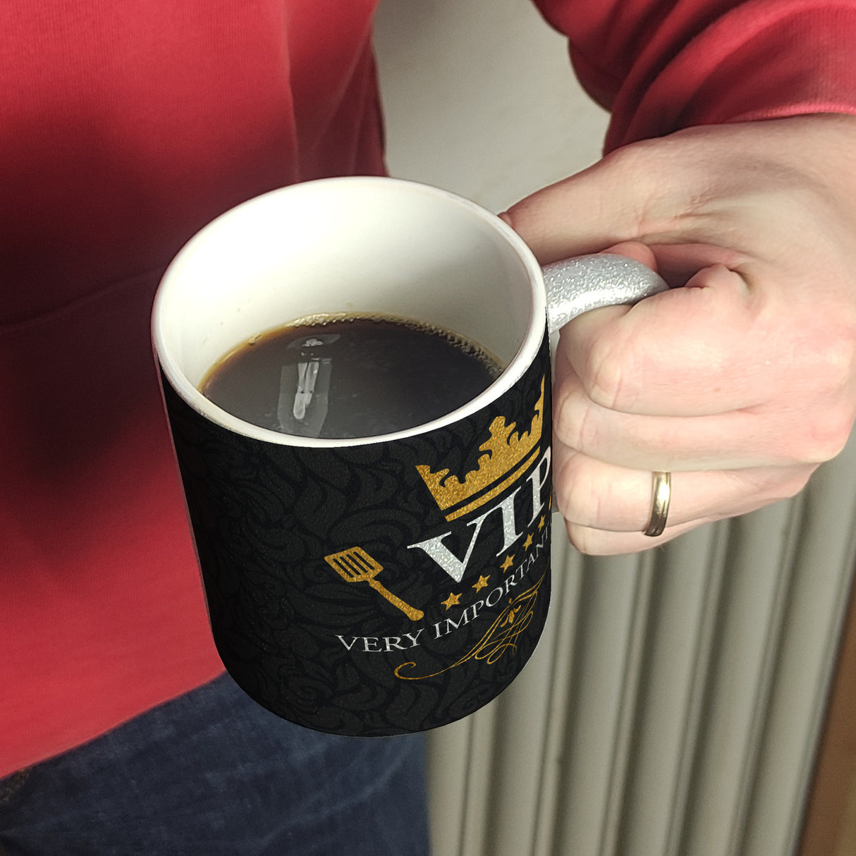 Very Important Papa Kaffeebecher mit VIP Motiv