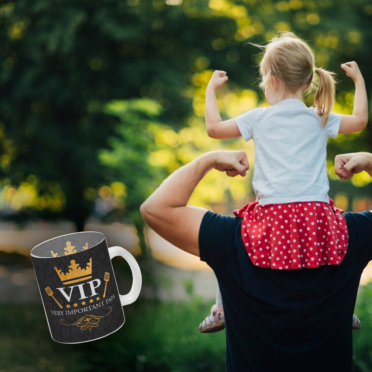 Very Important Papa Kaffeebecher mit VIP Motiv