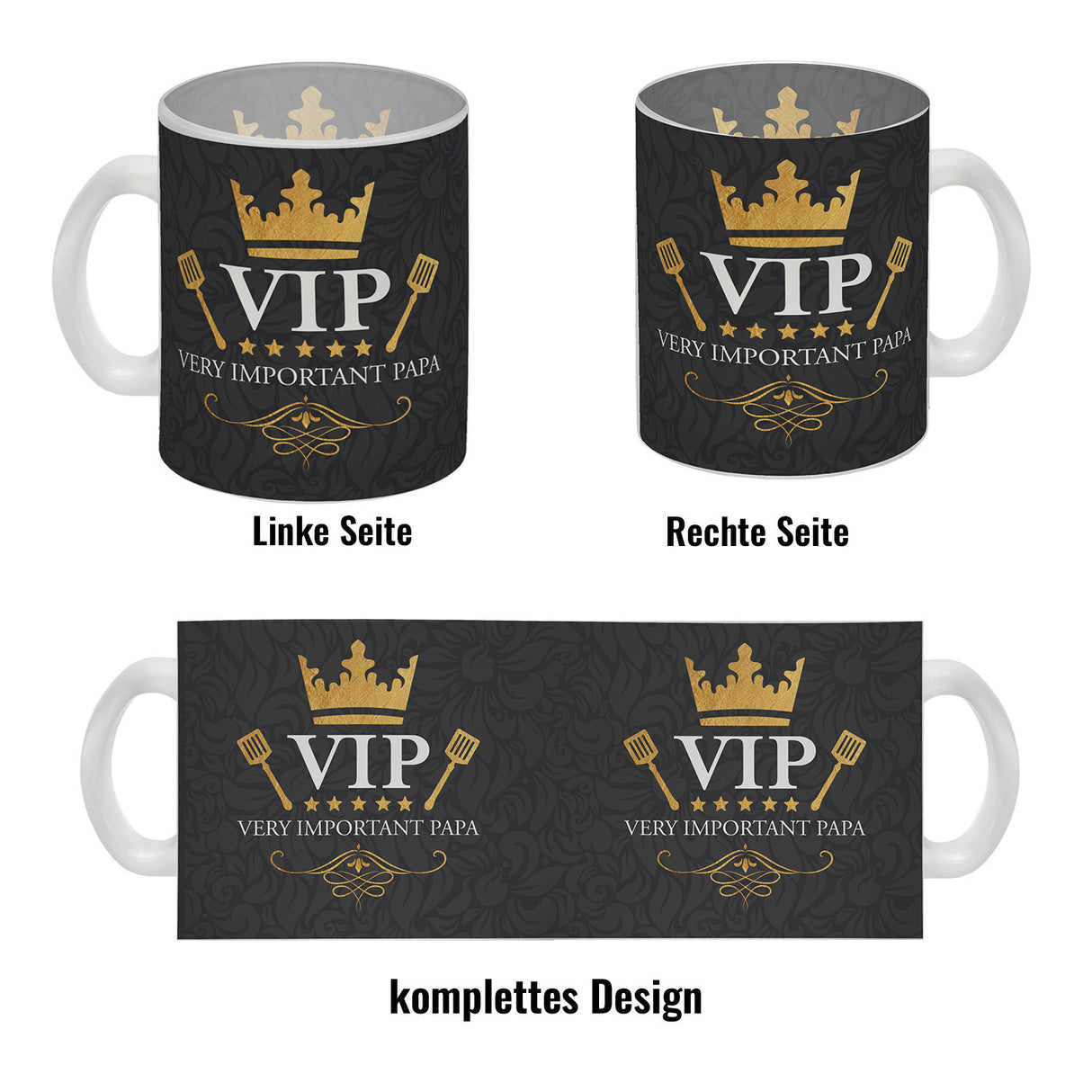 Very Important Papa Kaffeebecher mit VIP Motiv