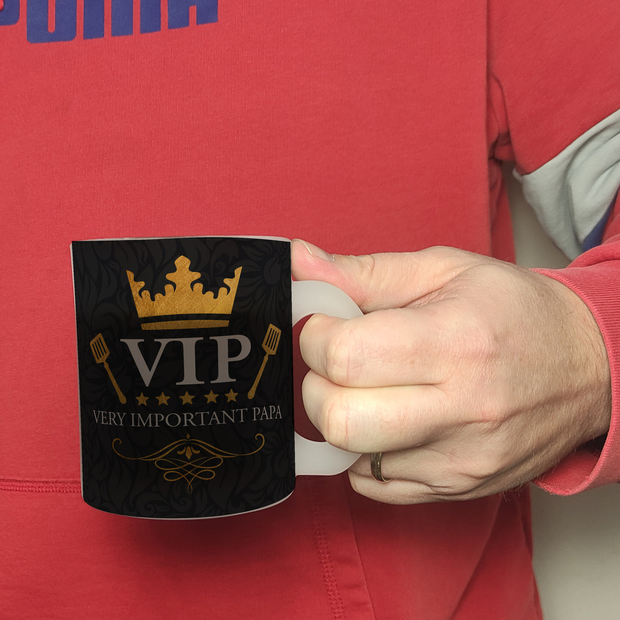 Very Important Papa Kaffeebecher mit VIP Motiv