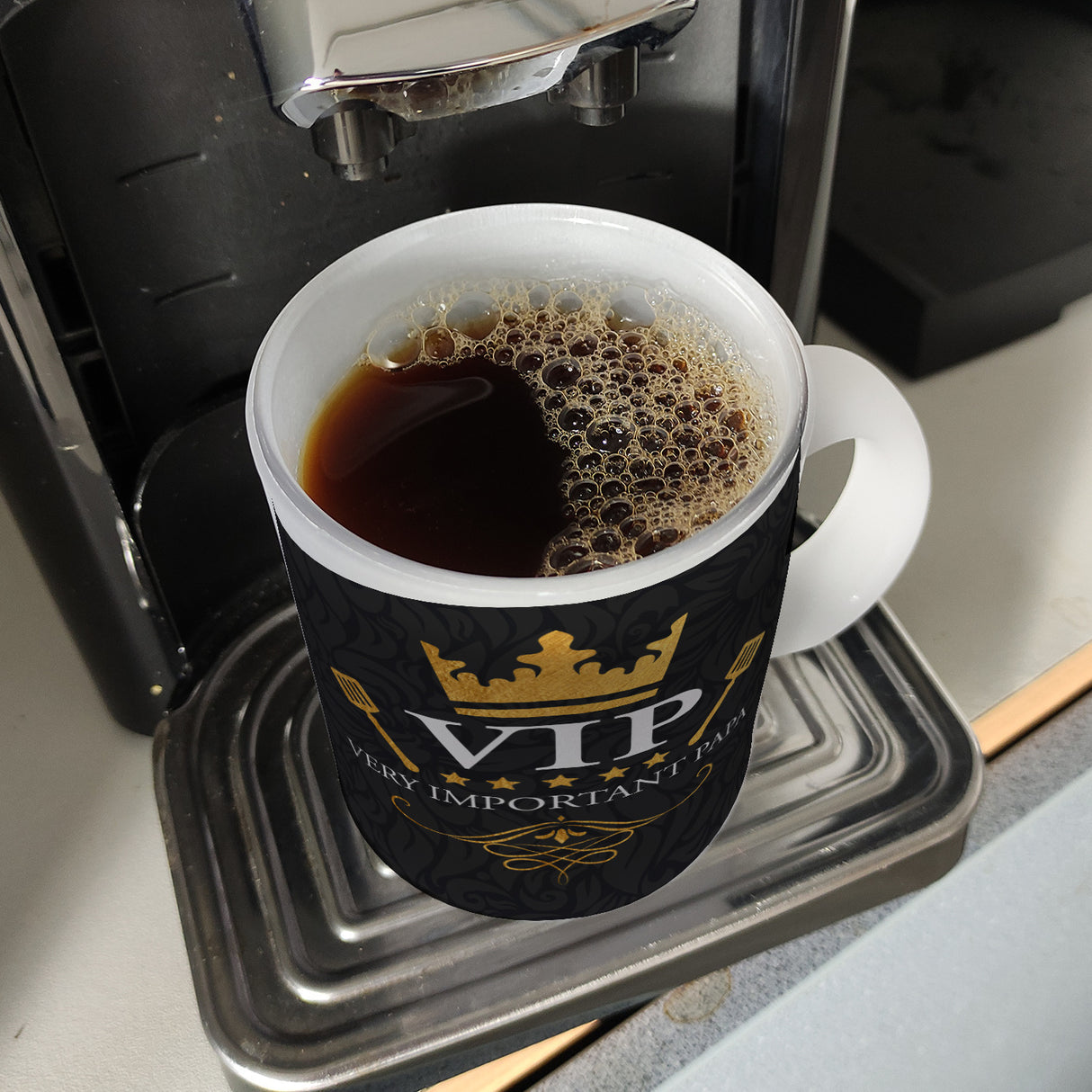 Very Important Papa Kaffeebecher mit VIP Motiv