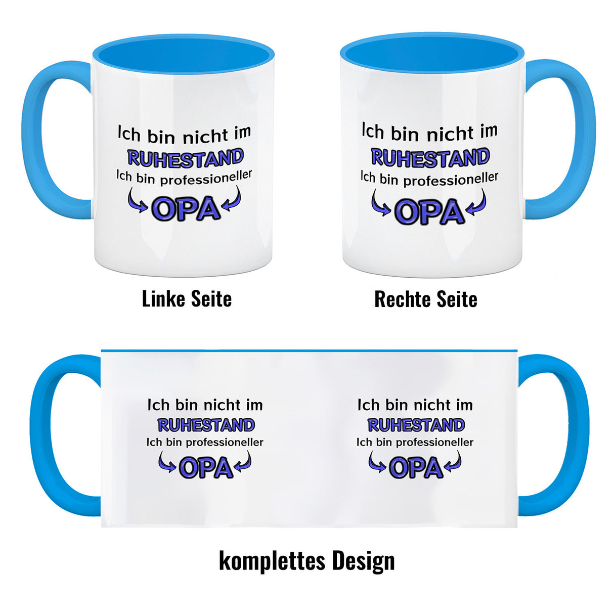 Kaffeebecher Ich bin nicht im Ruhestand. Ich bin professioneller Opa Rente