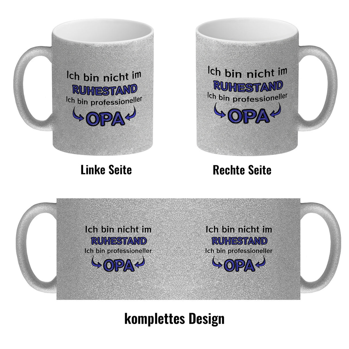 Kaffeebecher Ich bin nicht im Ruhestand. Ich bin professioneller Opa Rente