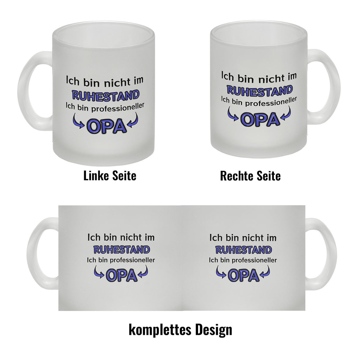 Kaffeebecher Ich bin nicht im Ruhestand. Ich bin professioneller Opa Rente