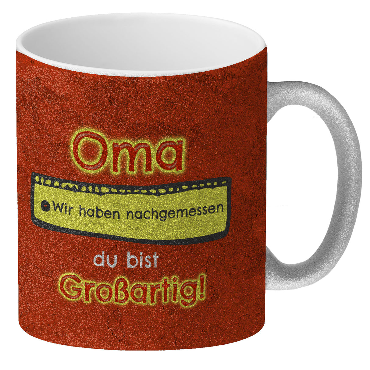 Kaffeebecher Mama du bist großartig - Meterstab Muttertag Geschenk