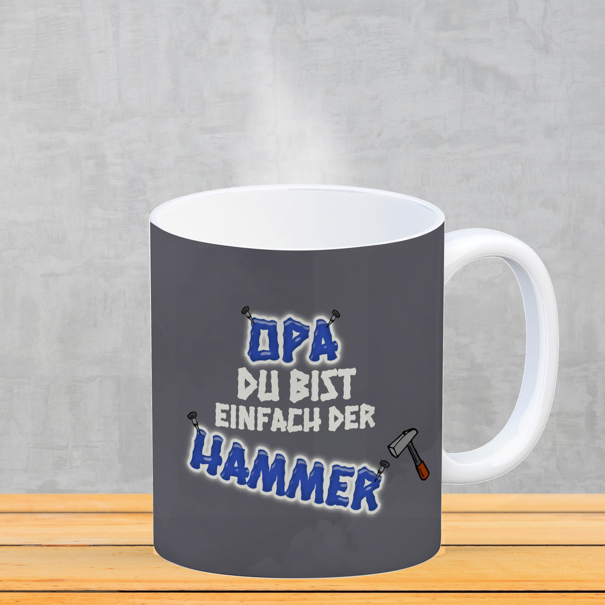 Kaffeebecher Papa Du bist einfach der Hammer - Vatertag Tasse