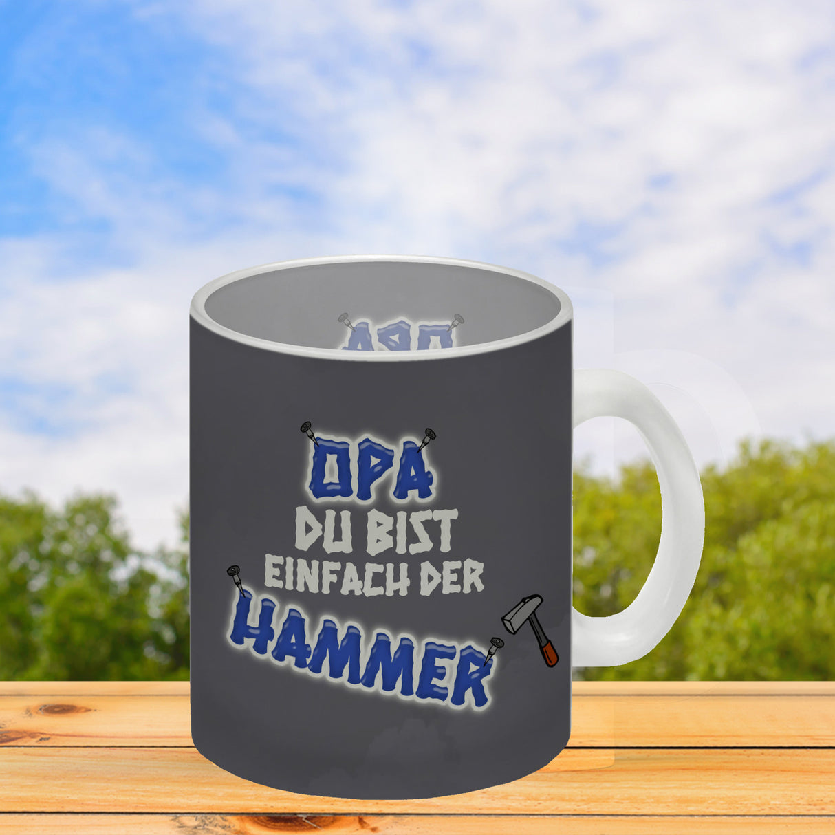 Kaffeebecher Papa Du bist einfach der Hammer - Vatertag Tasse
