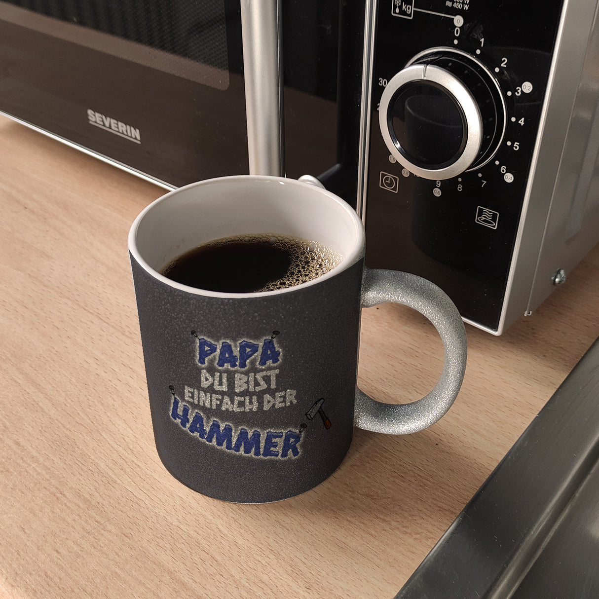 Kaffeebecher Papa Du bist einfach der Hammer - Vatertag Tasse