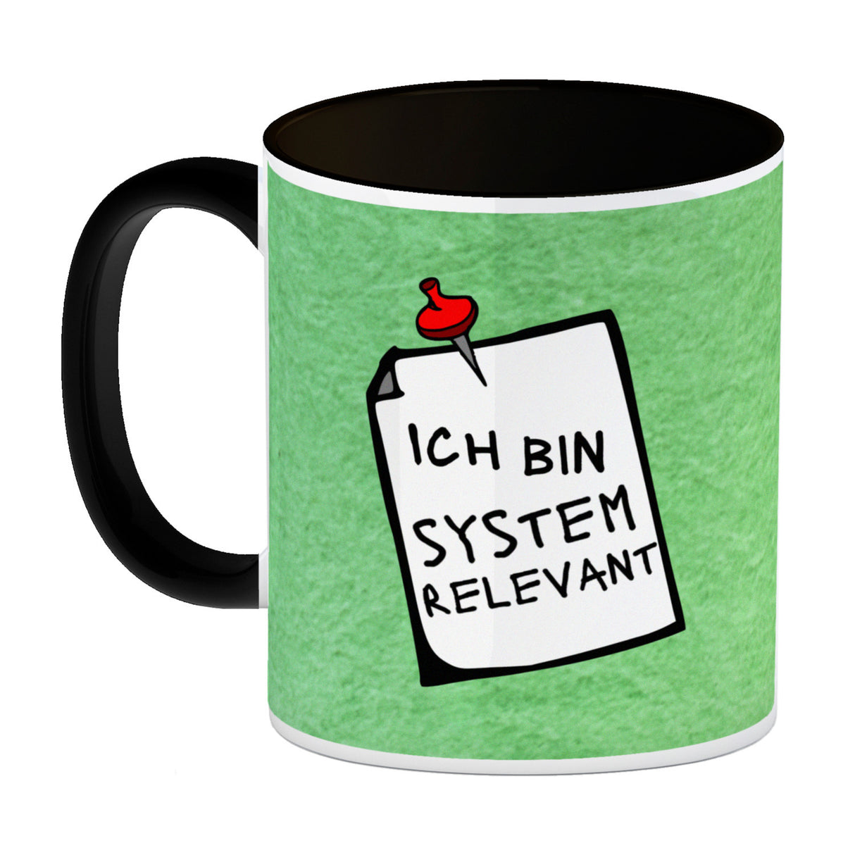 Kaffeebecher mit Spruch - Ich bin systemrelevant Arbeit Lustig Virus Krise
