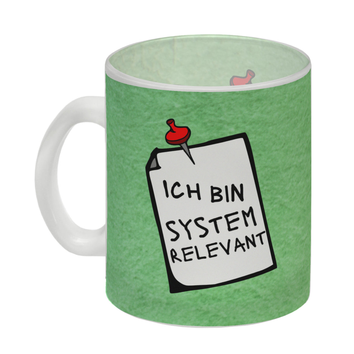 Kaffeebecher mit Spruch - Ich bin systemrelevant Arbeit Lustig Virus Krise