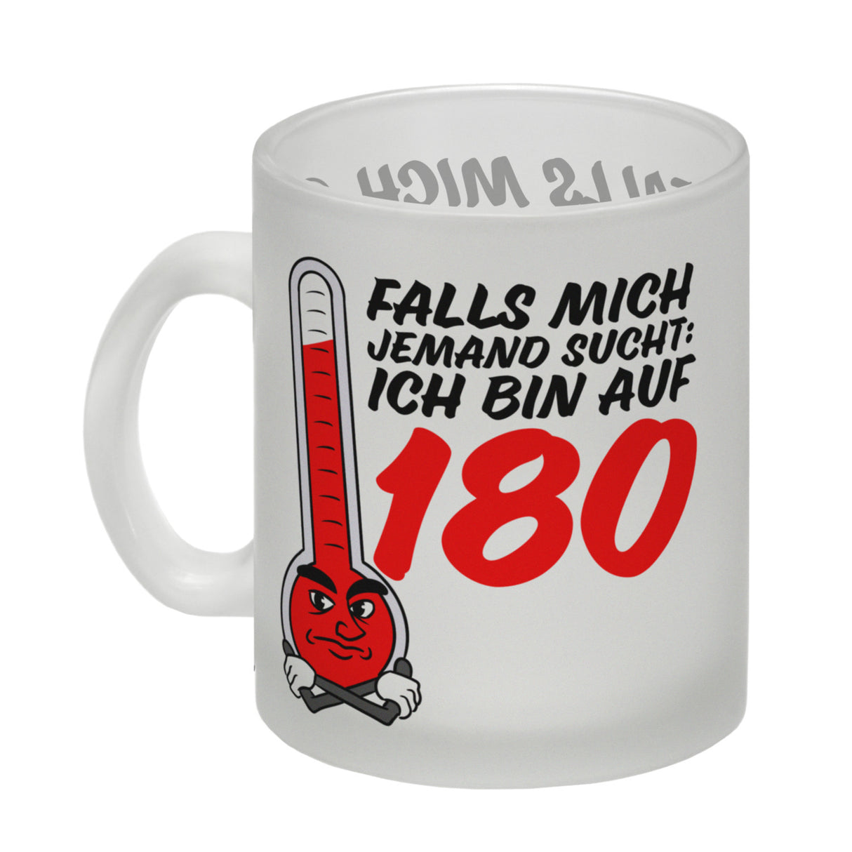 Falls mich jemand sucht: Ich bin auf 180 Kaffeebecher mit lustigem Spruch und Cartoon