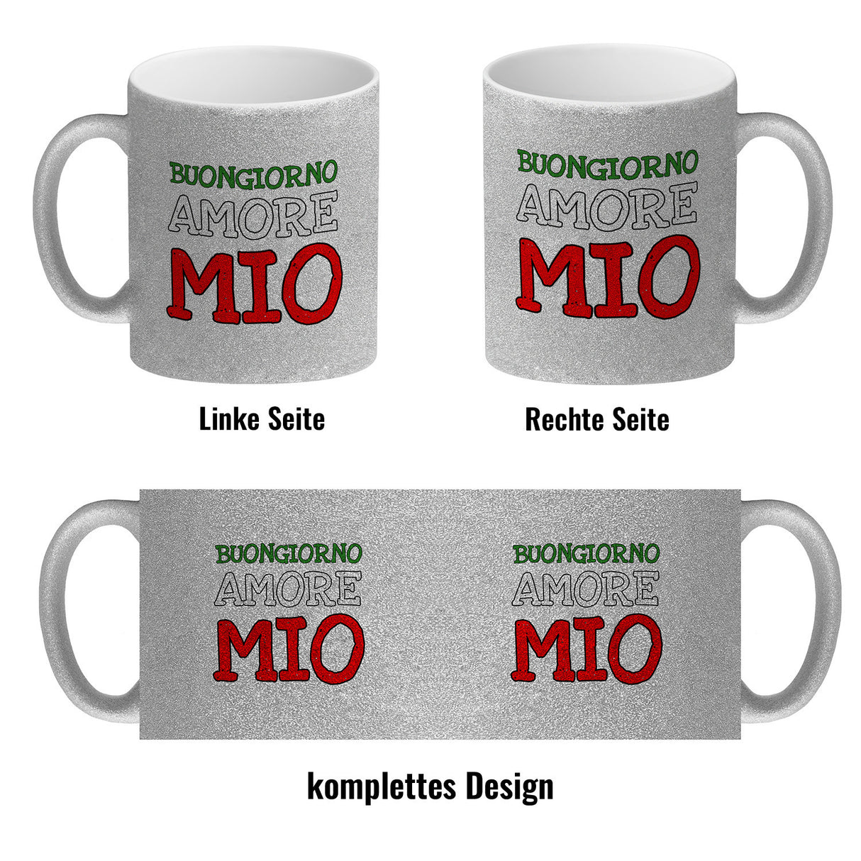 Buongiorno Amore Mio Italien Kaffeebecher