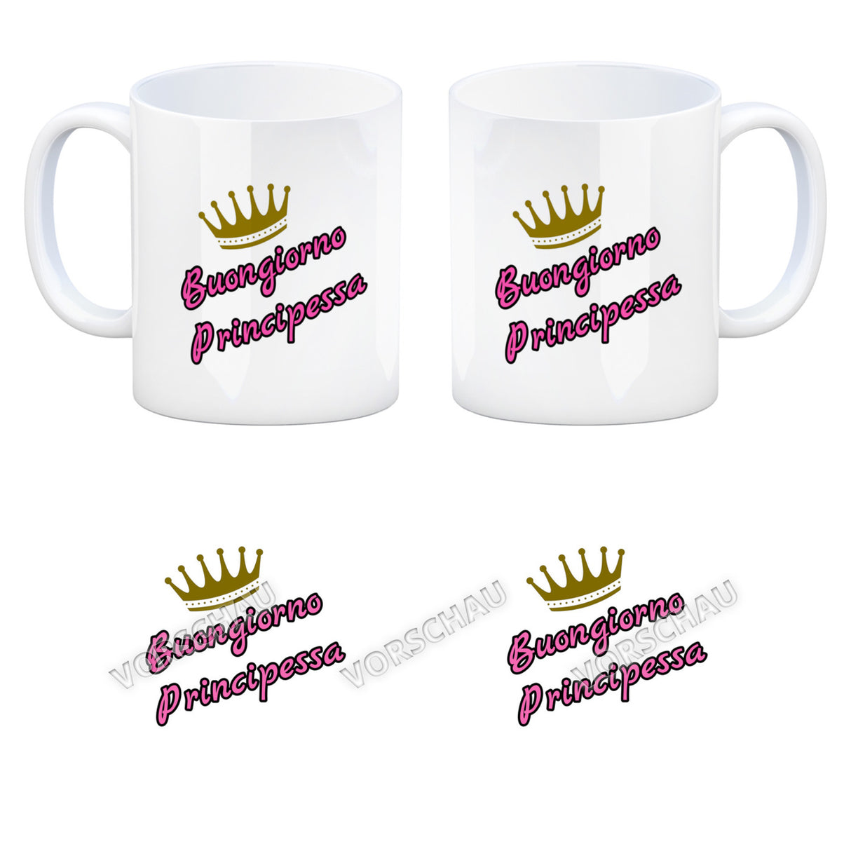 Buongiorno Amore Mio Italien Kaffeebecher