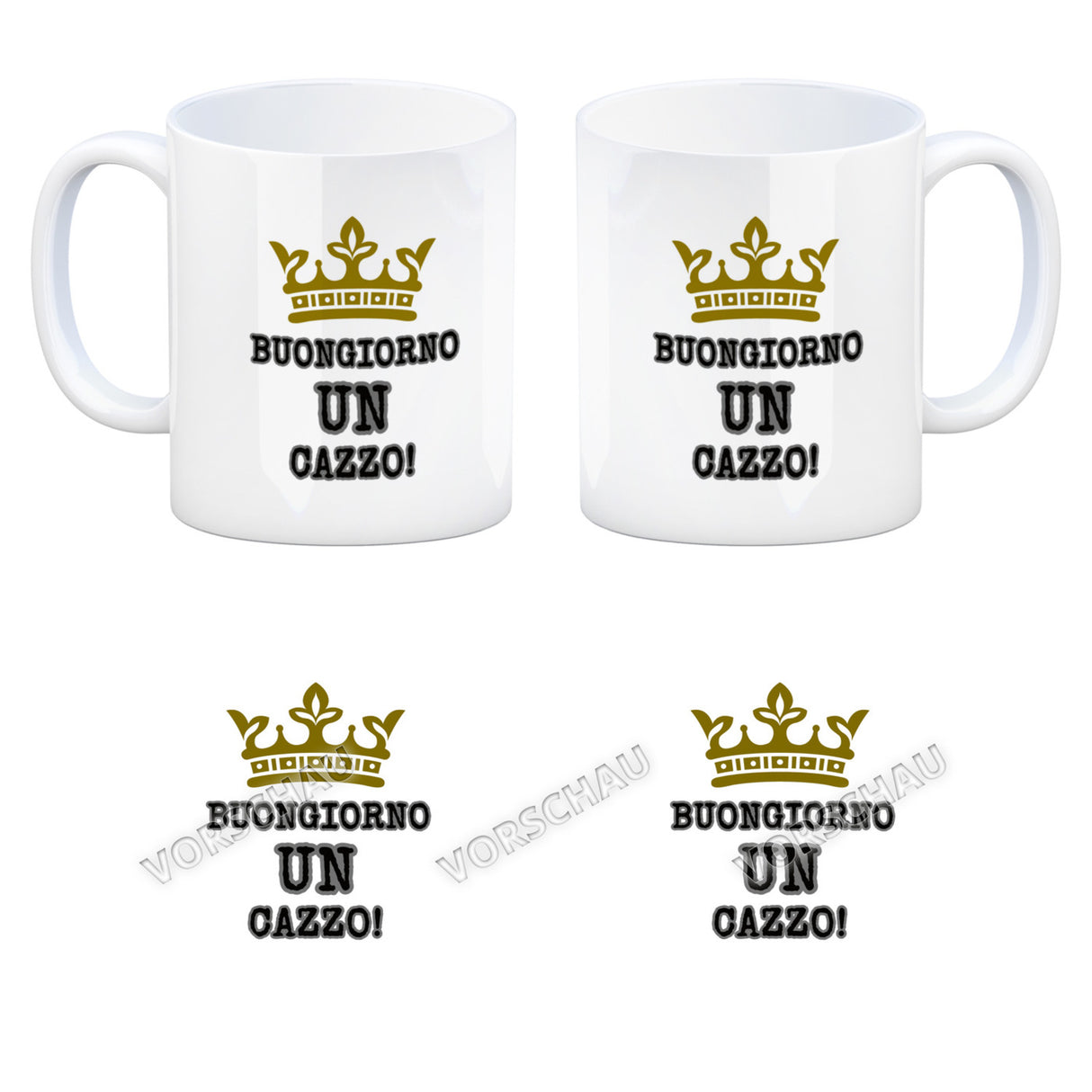 Buongiorno Amore Mio Italien Kaffeebecher