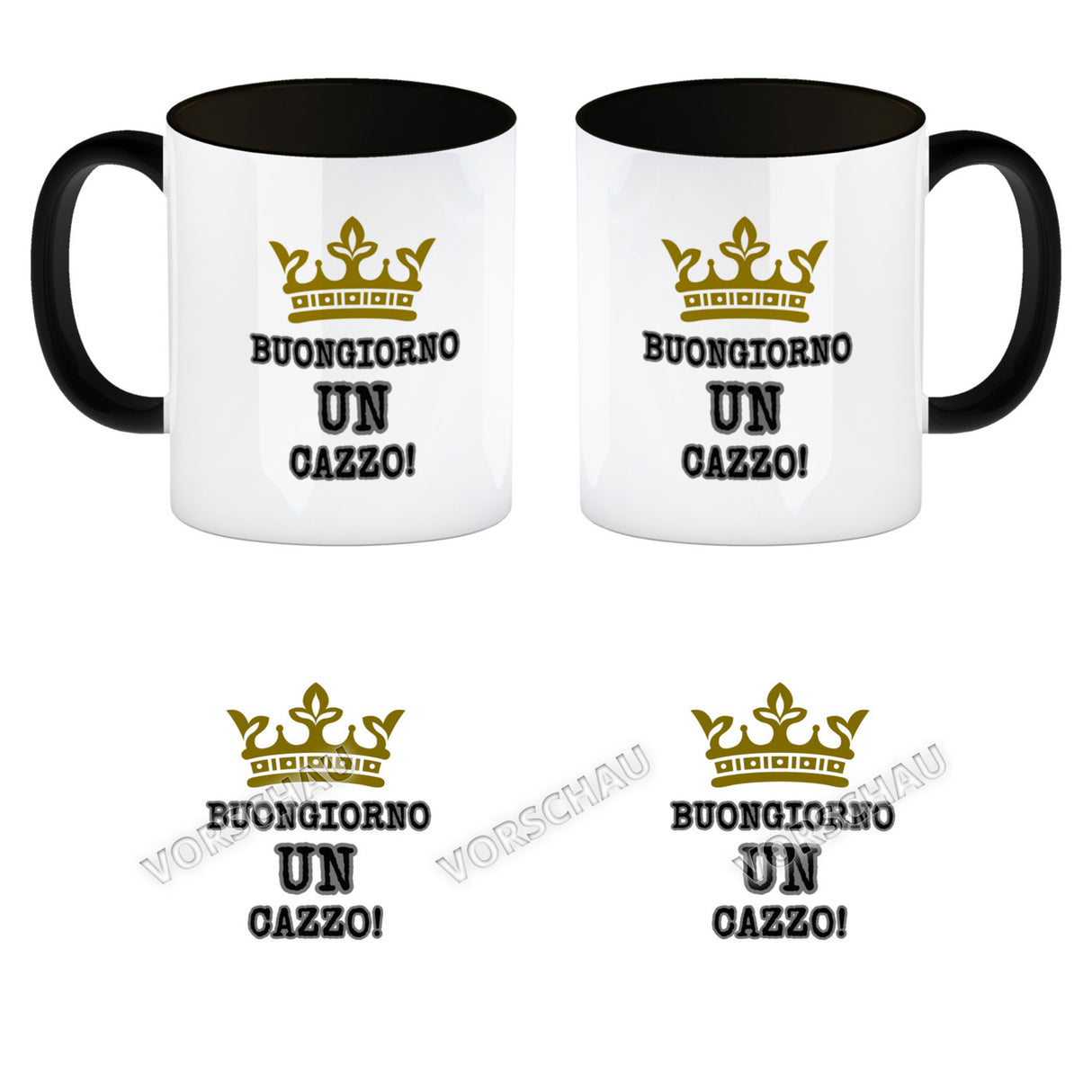 Buongiorno Amore Mio Italien Kaffeebecher