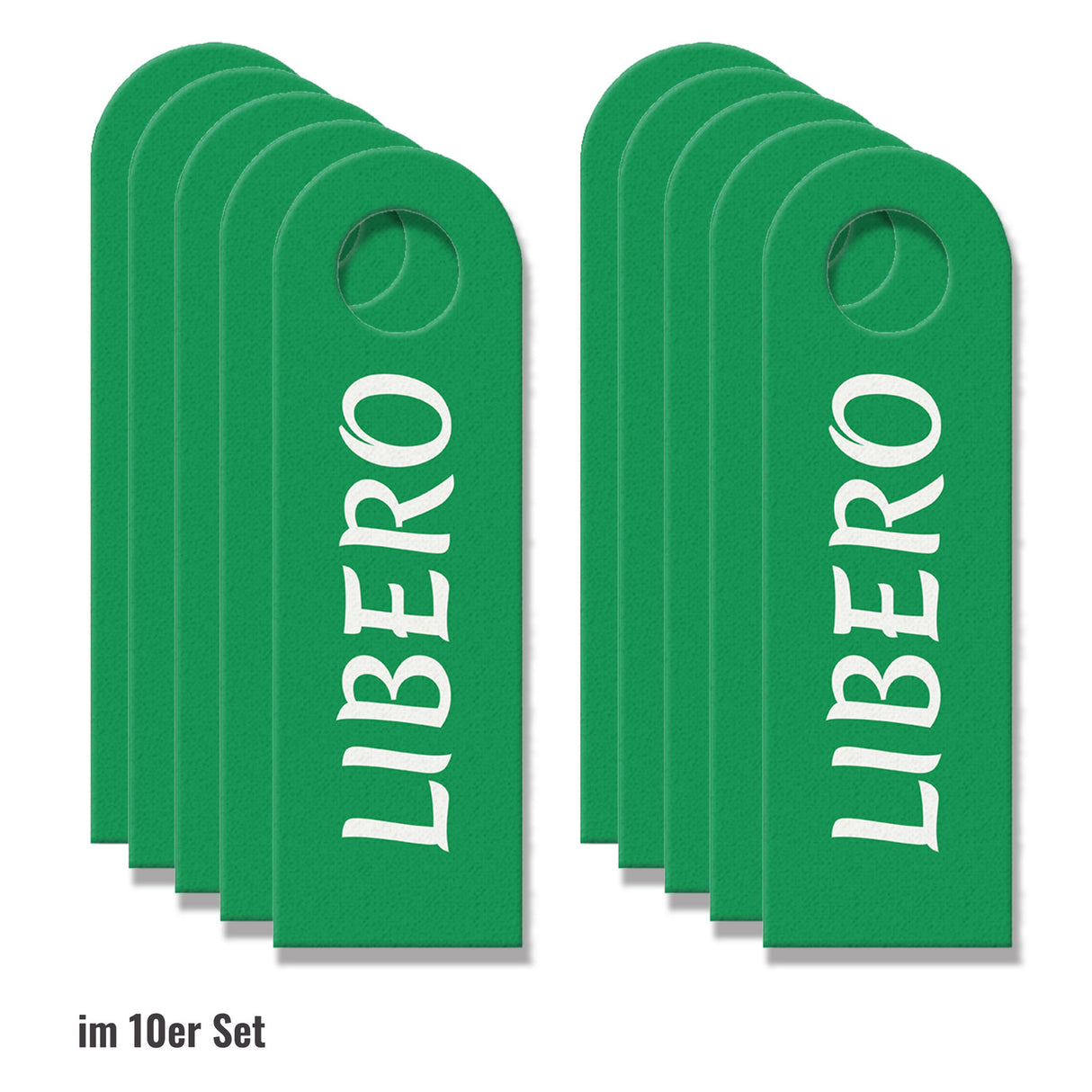 Türhänger auf italienisch Libero-Occupato -rot Italien Italia