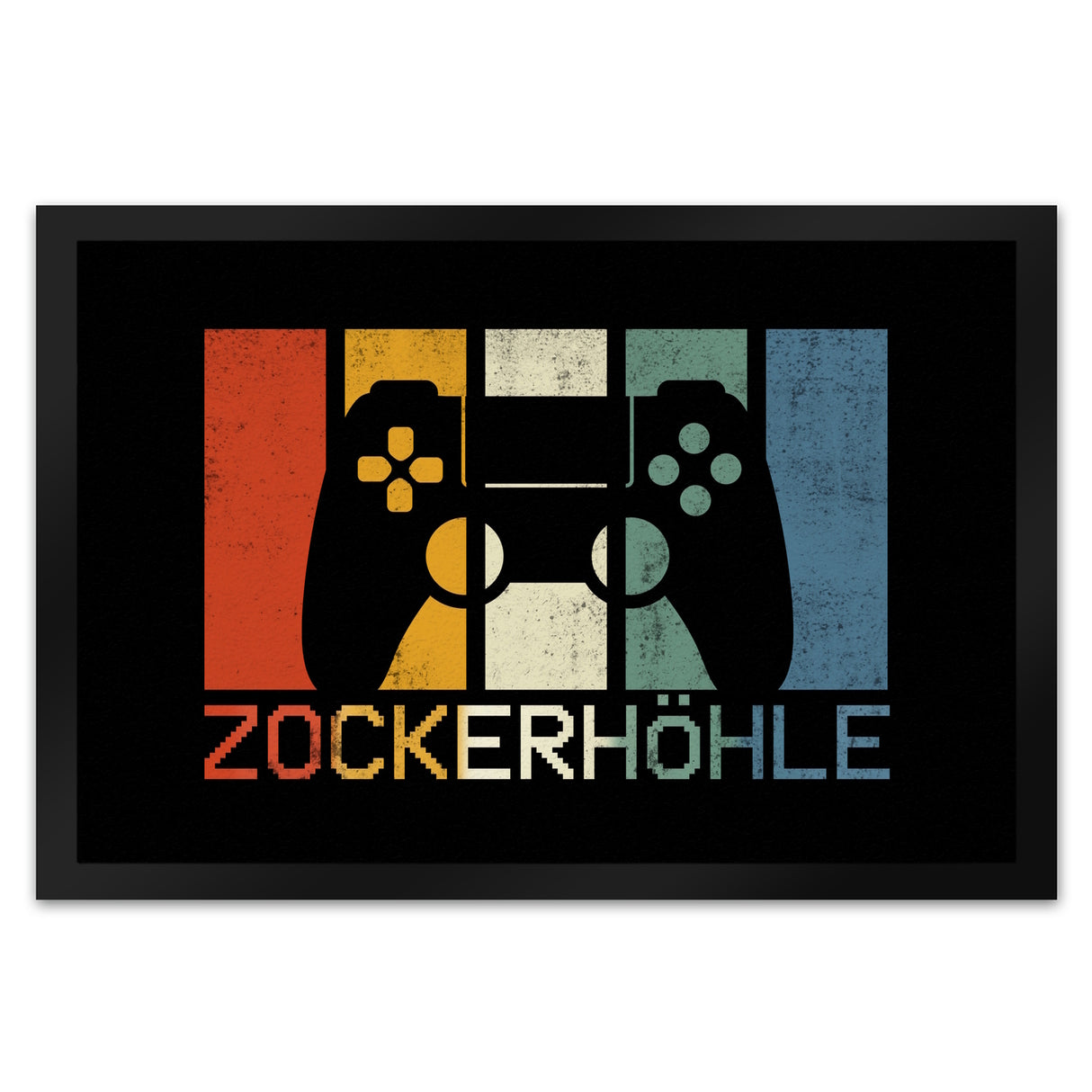 Zockerhöhle Fußmatte im coolen Retro Design