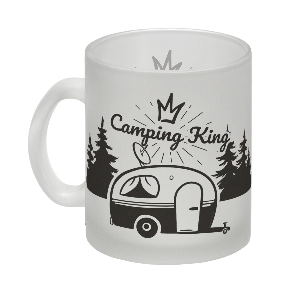 Camping King Kaffeebecher mit wunderschönen Reisemotiven