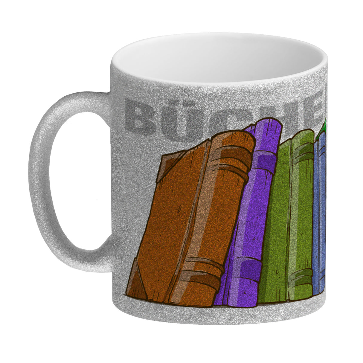Kaffeebecher Bücherwurm für Bibliophile lesen schlau Lehrer alte Bücher