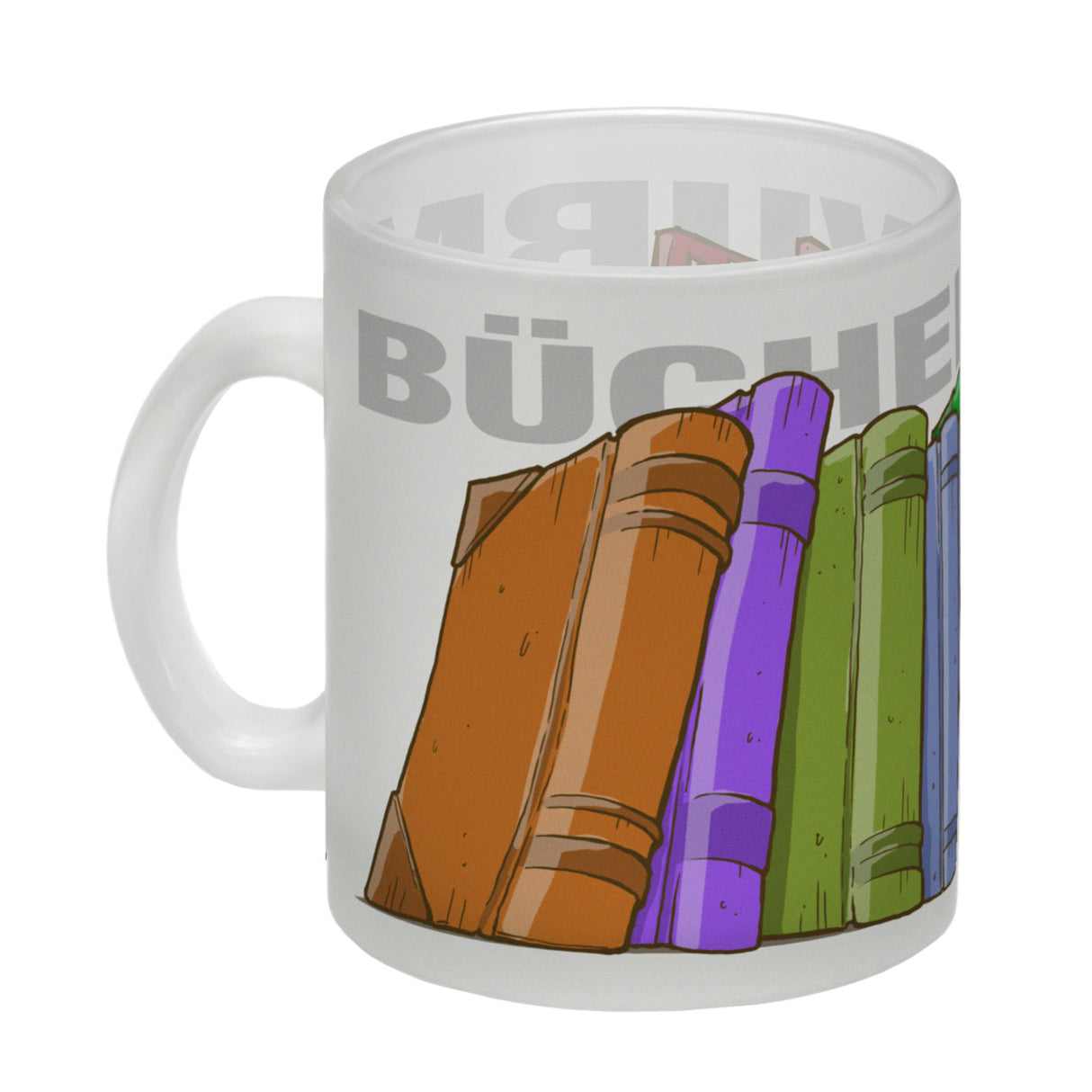 Kaffeebecher Bücherwurm für Bibliophile lesen schlau Lehrer alte Bücher