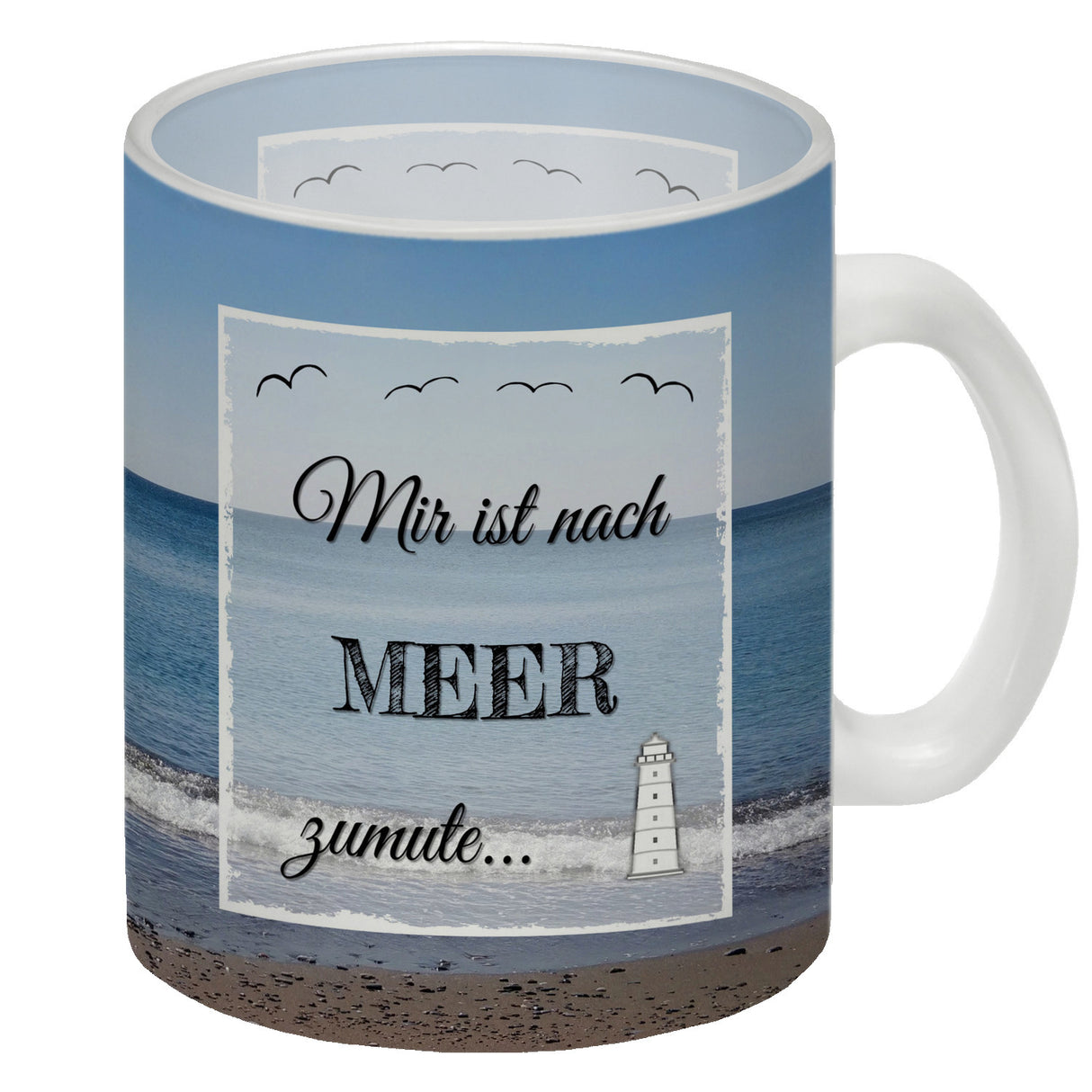 Ich möchte gerne am Strand vergessen werden Kaffeebecher