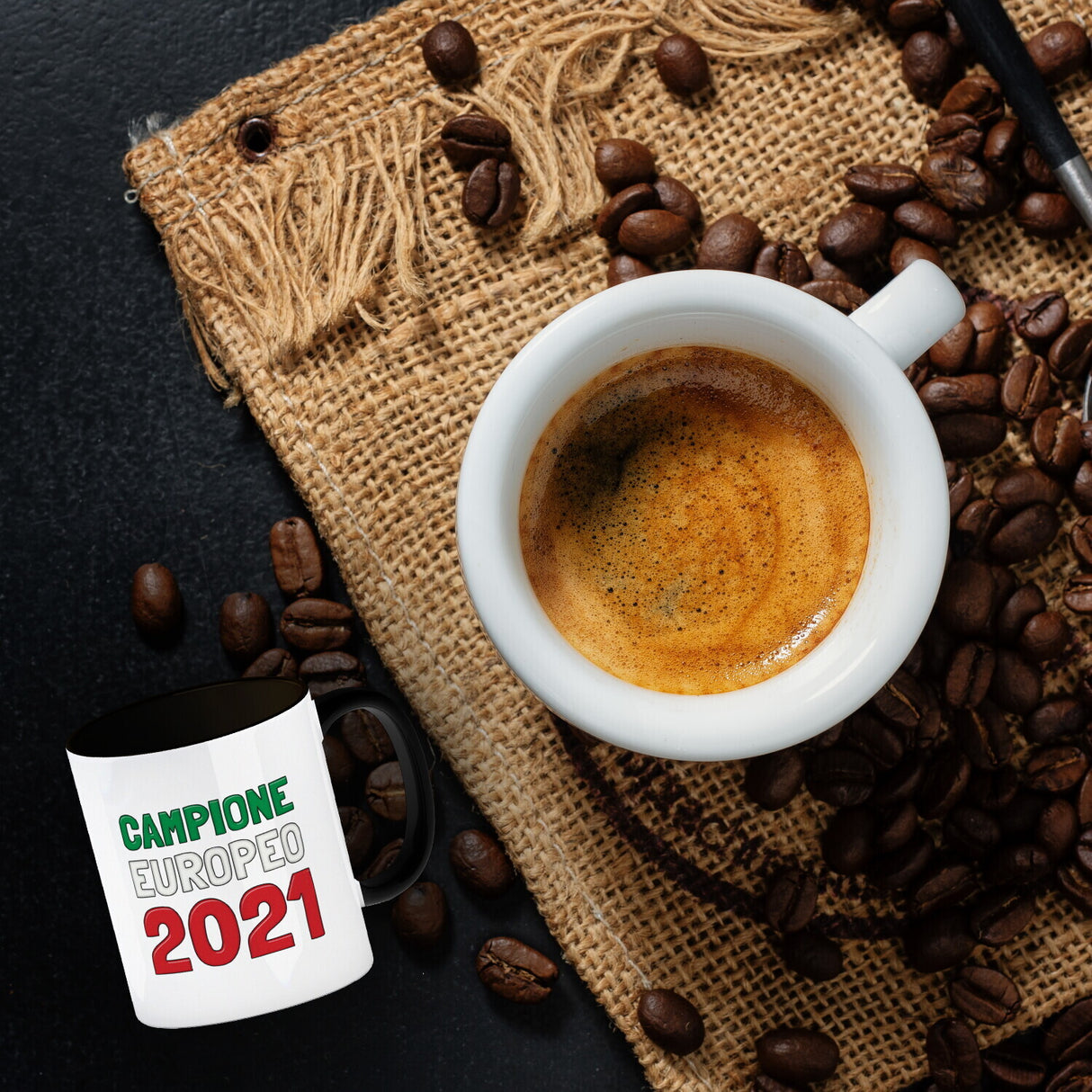 Kaffeebecher Campione Europeo 2021 Italia Italien Europameister Tazza