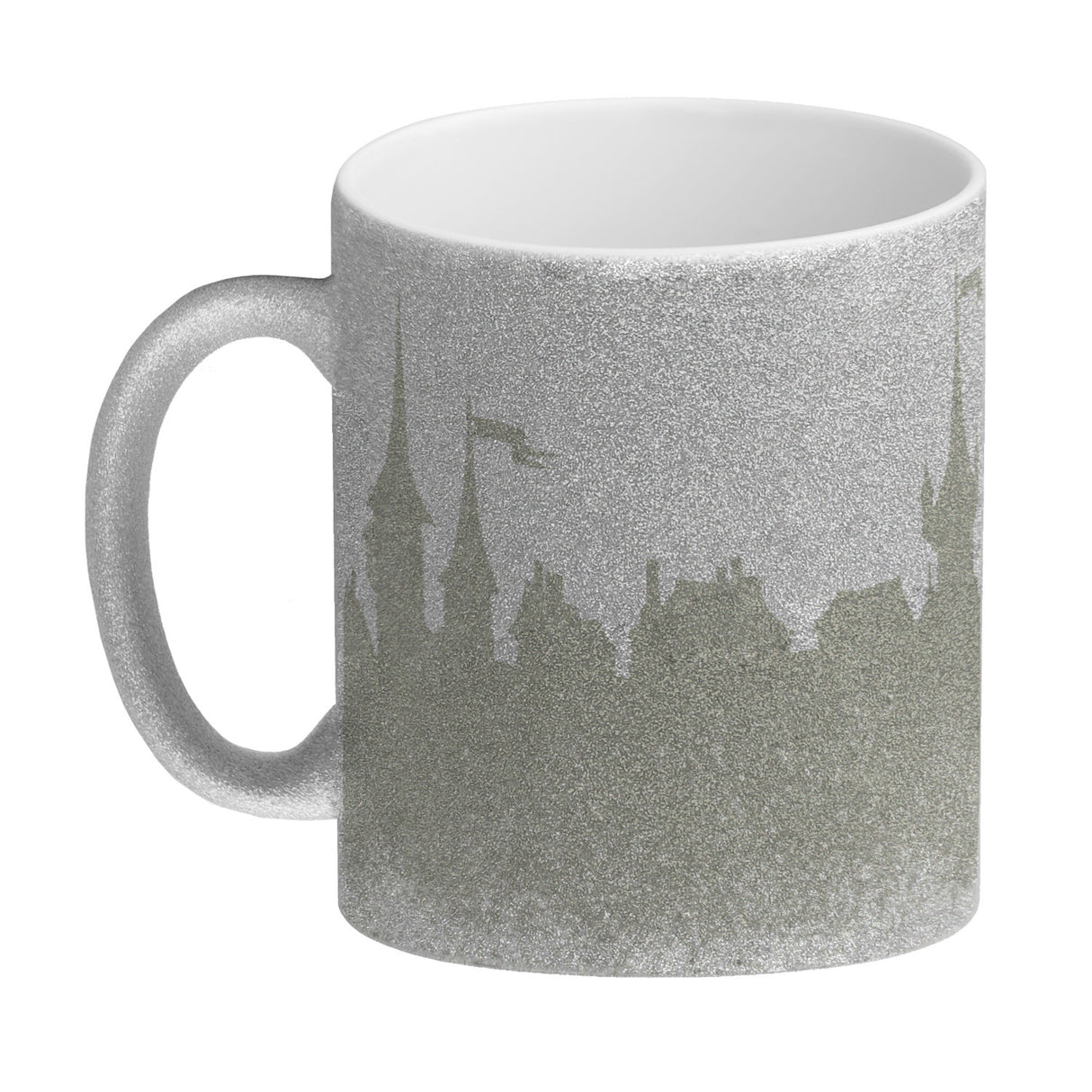 Märchen Kaffeebecher - Es war einmal... mit Schloss im Hintergrund
