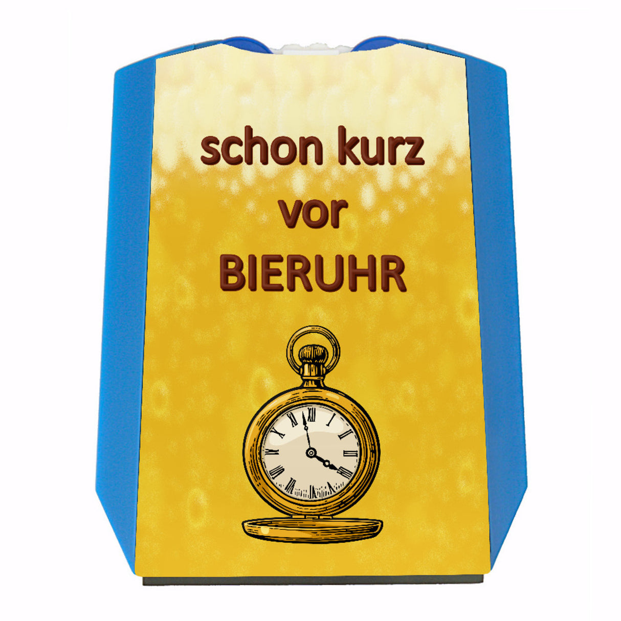 Bier Parkscheibe mit Spruch eilige Bierlieferung mit 2 Einkaufswagenchips