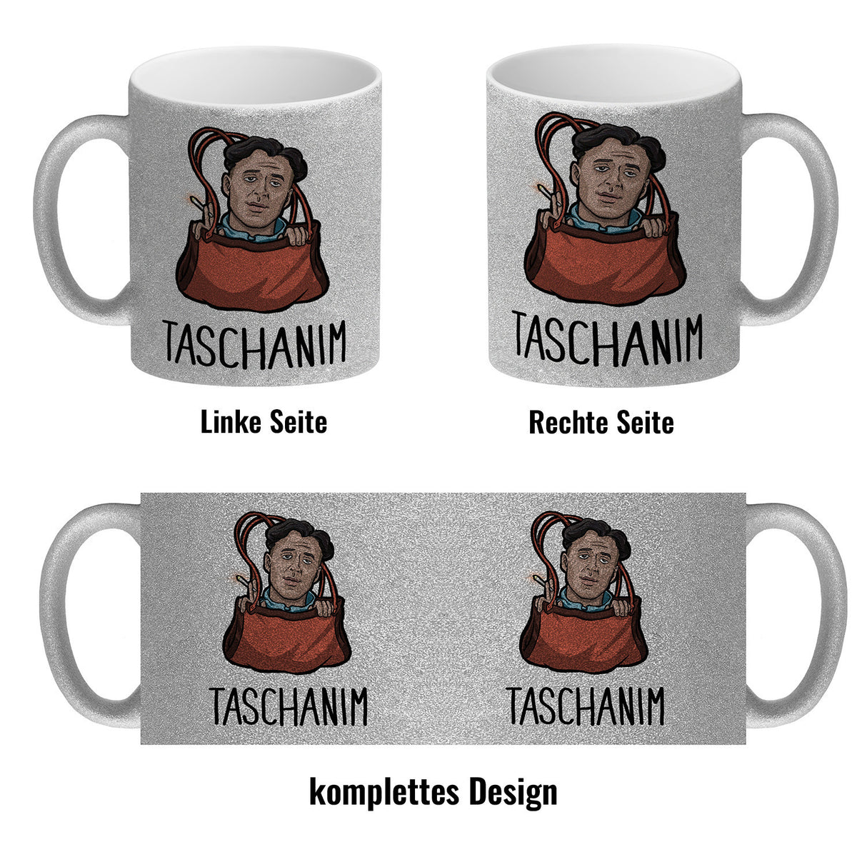 Rapper-Wortspiel Kaffeebecher Taschanim Tasse für einen Rap-Fan