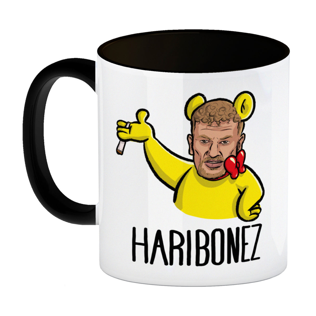 Rapper-Wortspiel Kaffeebecher Haribonez Tasse für einen Rap-Fan
