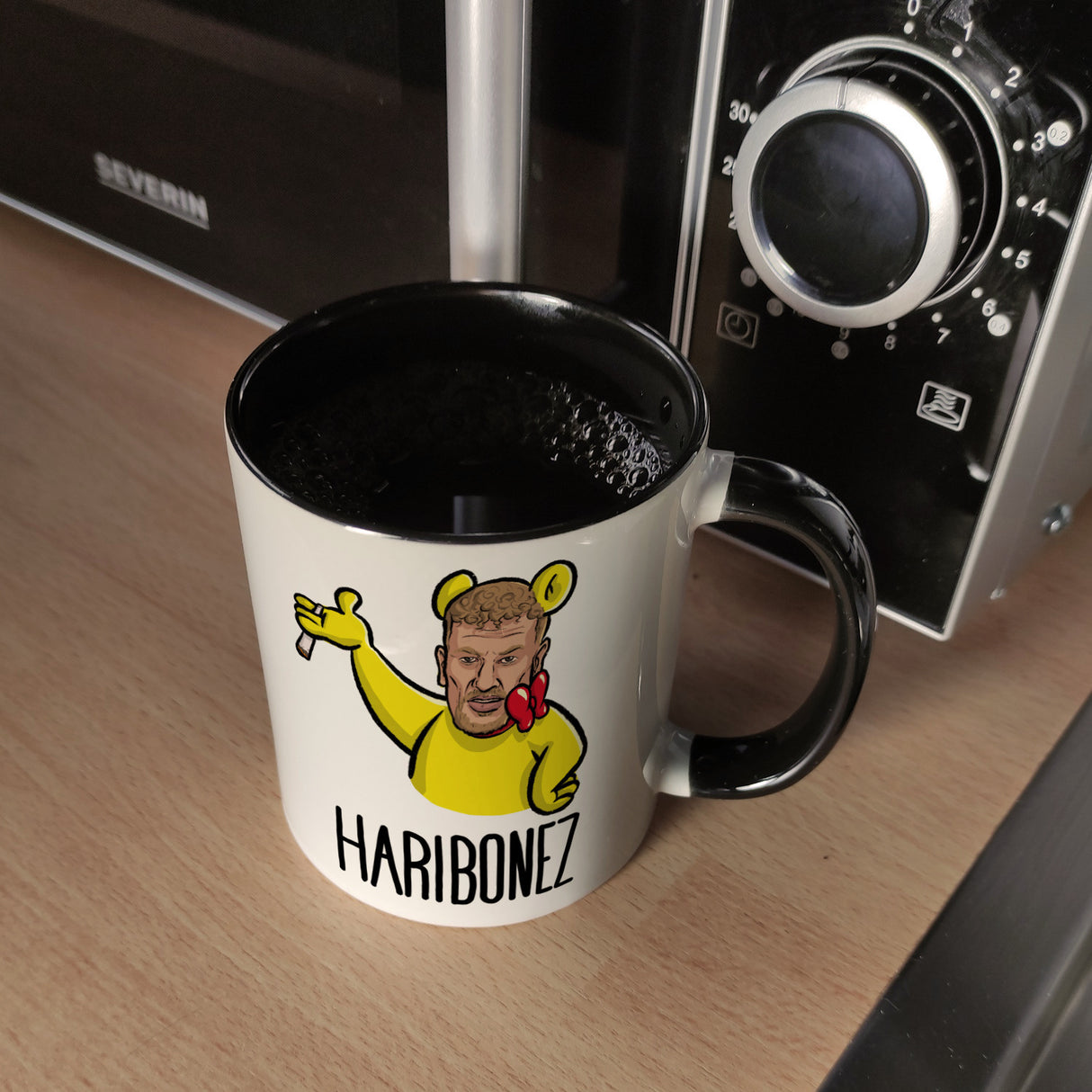 Rapper-Wortspiel Kaffeebecher Haribonez Tasse für einen Rap-Fan