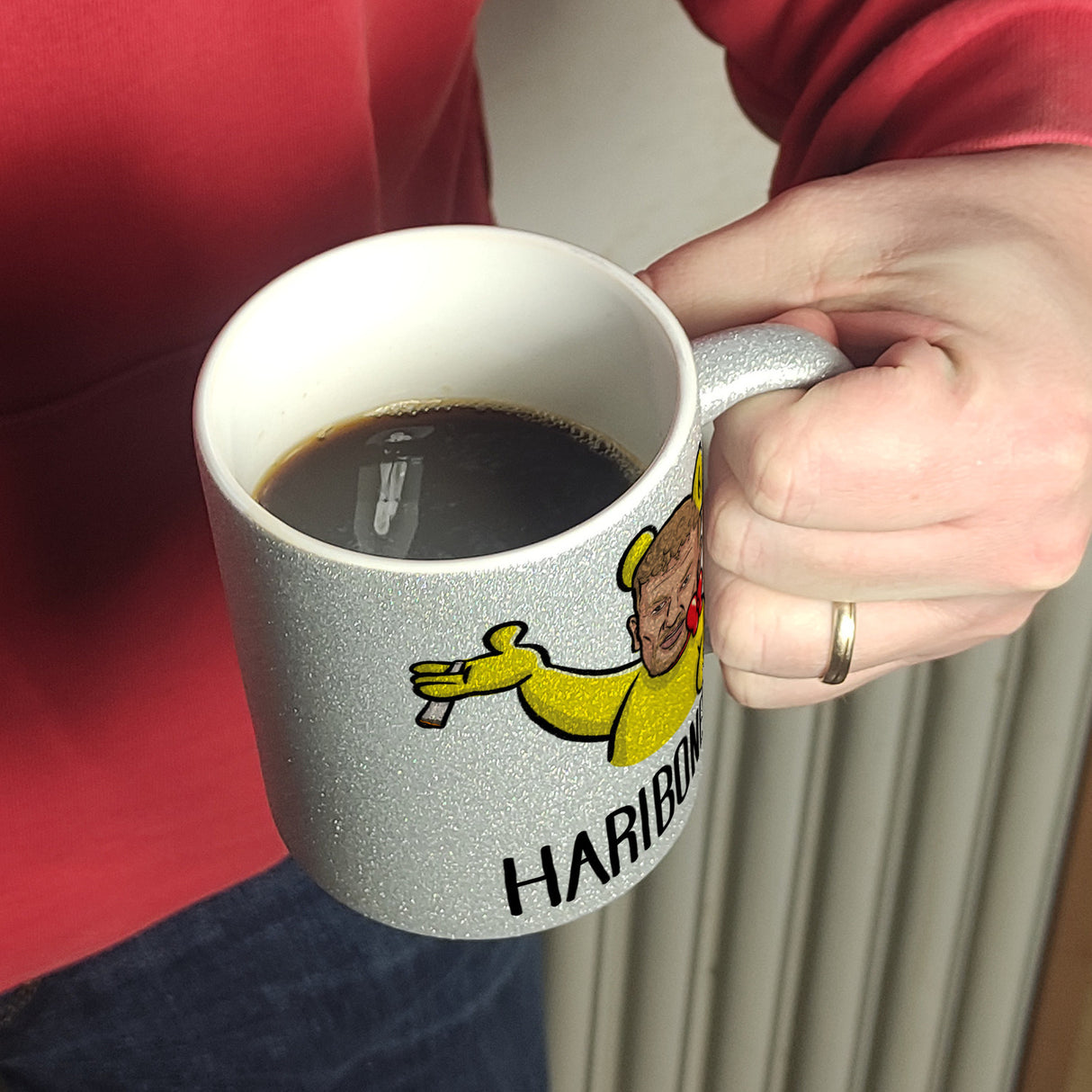 Rapper-Wortspiel Kaffeebecher Haribonez Tasse für einen Rap-Fan