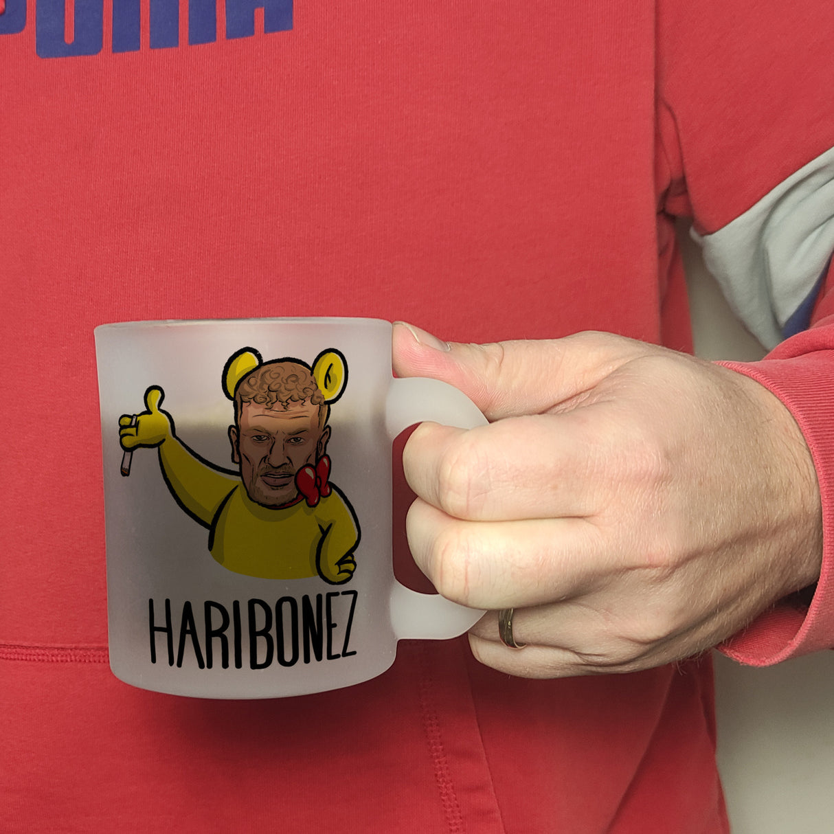 Rapper-Wortspiel Kaffeebecher Haribonez Tasse für einen Rap-Fan