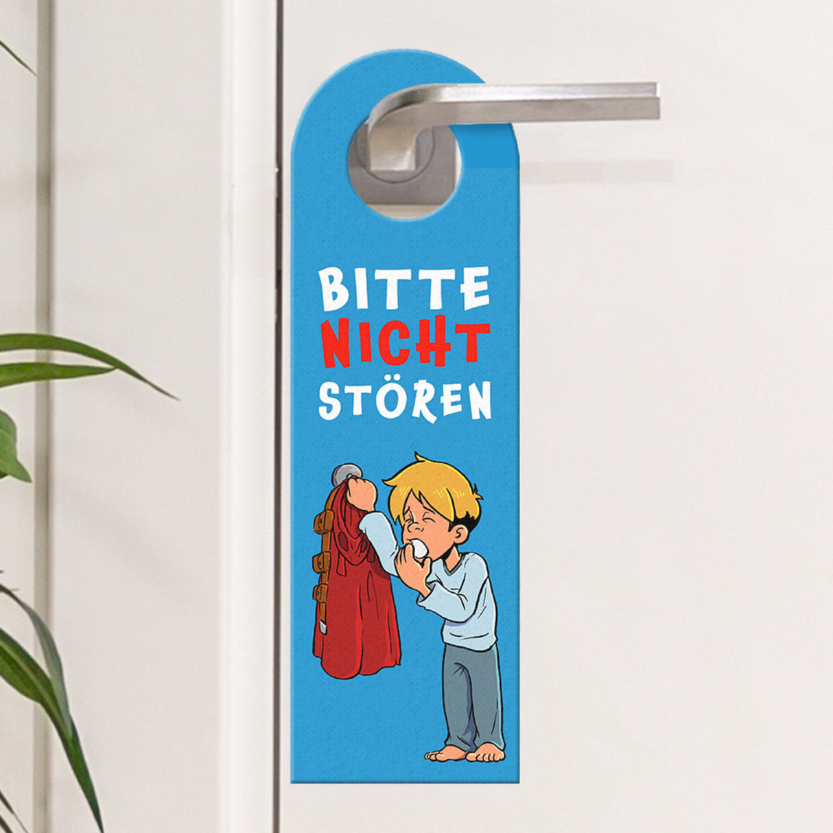 Türhänger Superheldenmotiv - Bitte nicht stören oder Was kann ich für dich tun