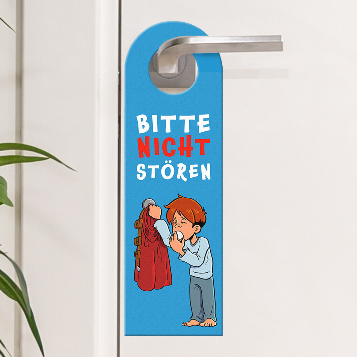 Türhänger Superheldenmotiv - Bitte nicht stören oder Was kann ich für dich tun