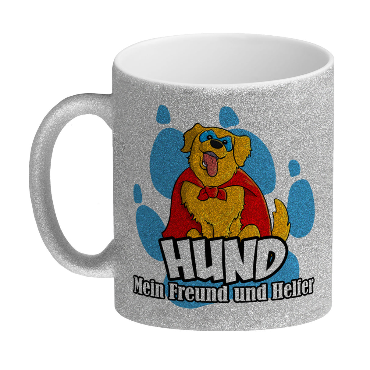Kaffeebecher mit Superhelden - Golden Retriever - Hund mein Freund und Helfer