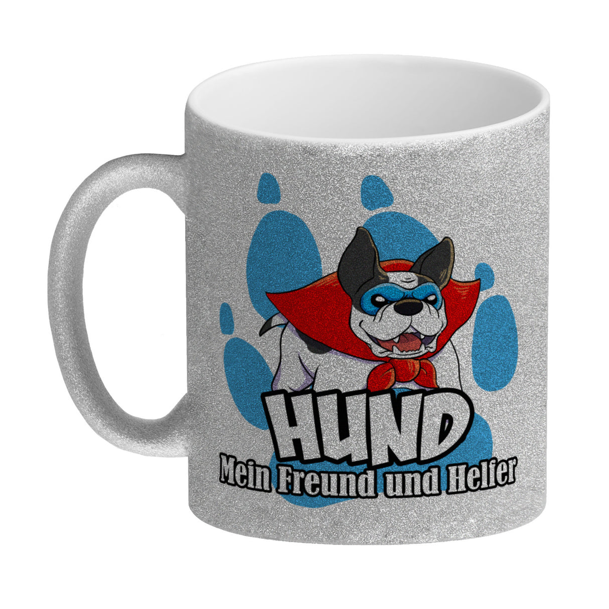 Kaffeebecher mit Superhelden - Dogge - Hund mein Freund und Helfer