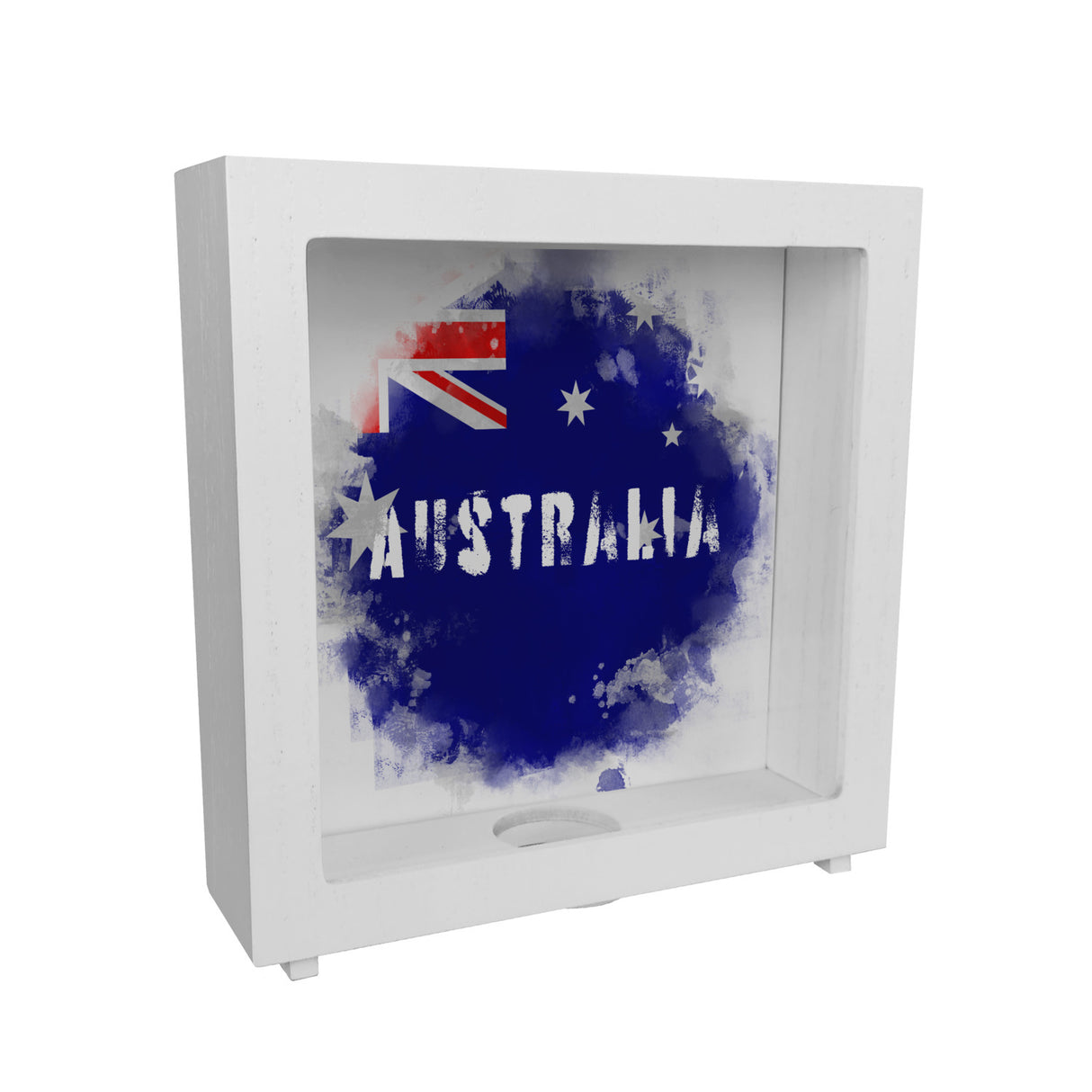 Spardose mit Australien-Flagge im Used Look - Sparschwein für Urlauber