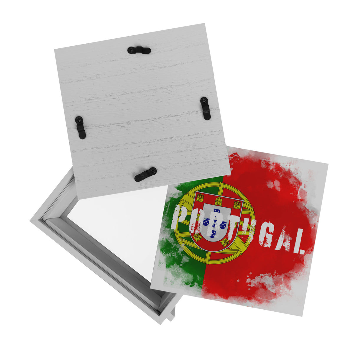 Spardose mit Portugal-Flagge im Used Look - Sparschwein für Urlauber