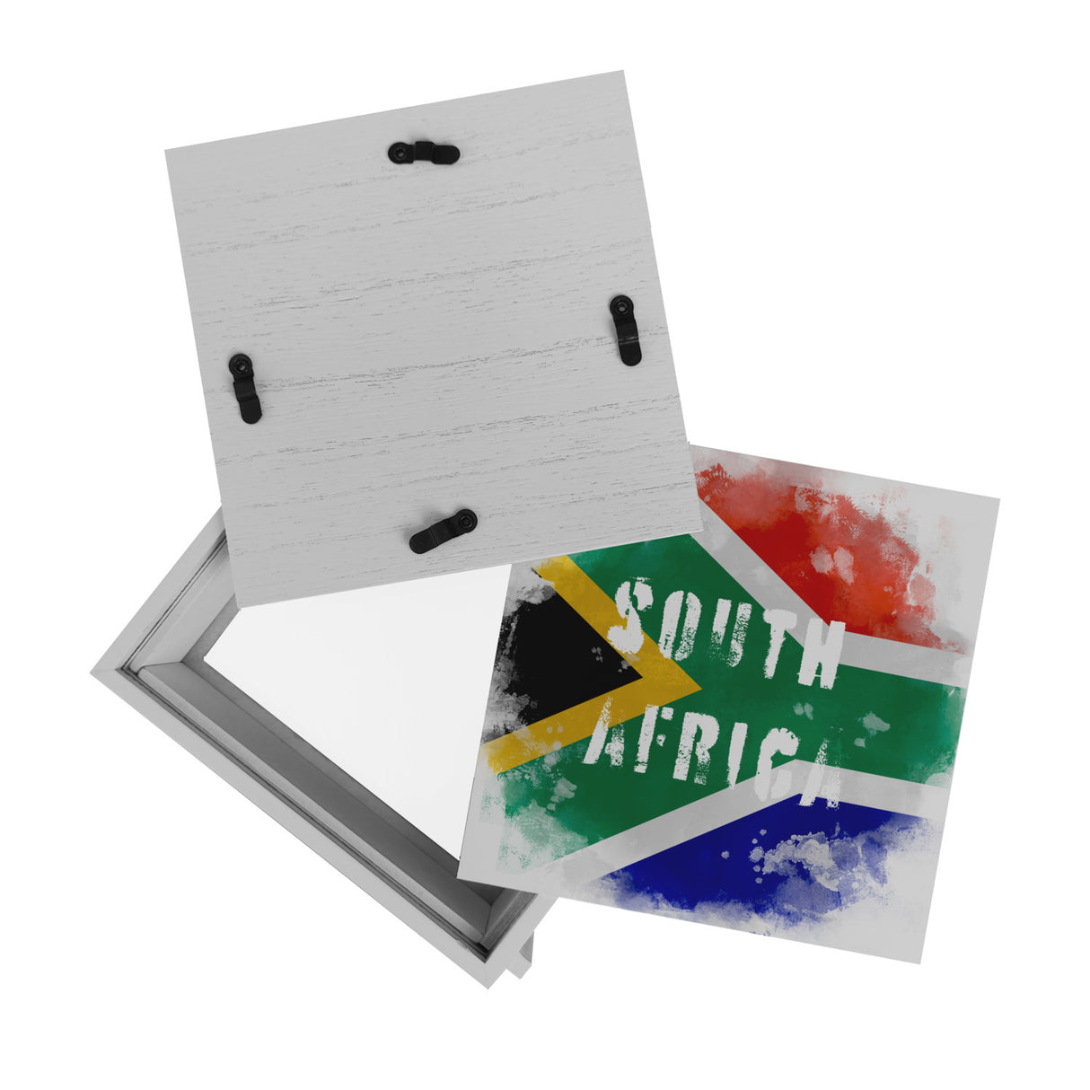 Spardose Südafrika-Flagge im Used Look - Sparschwein für Urlauber