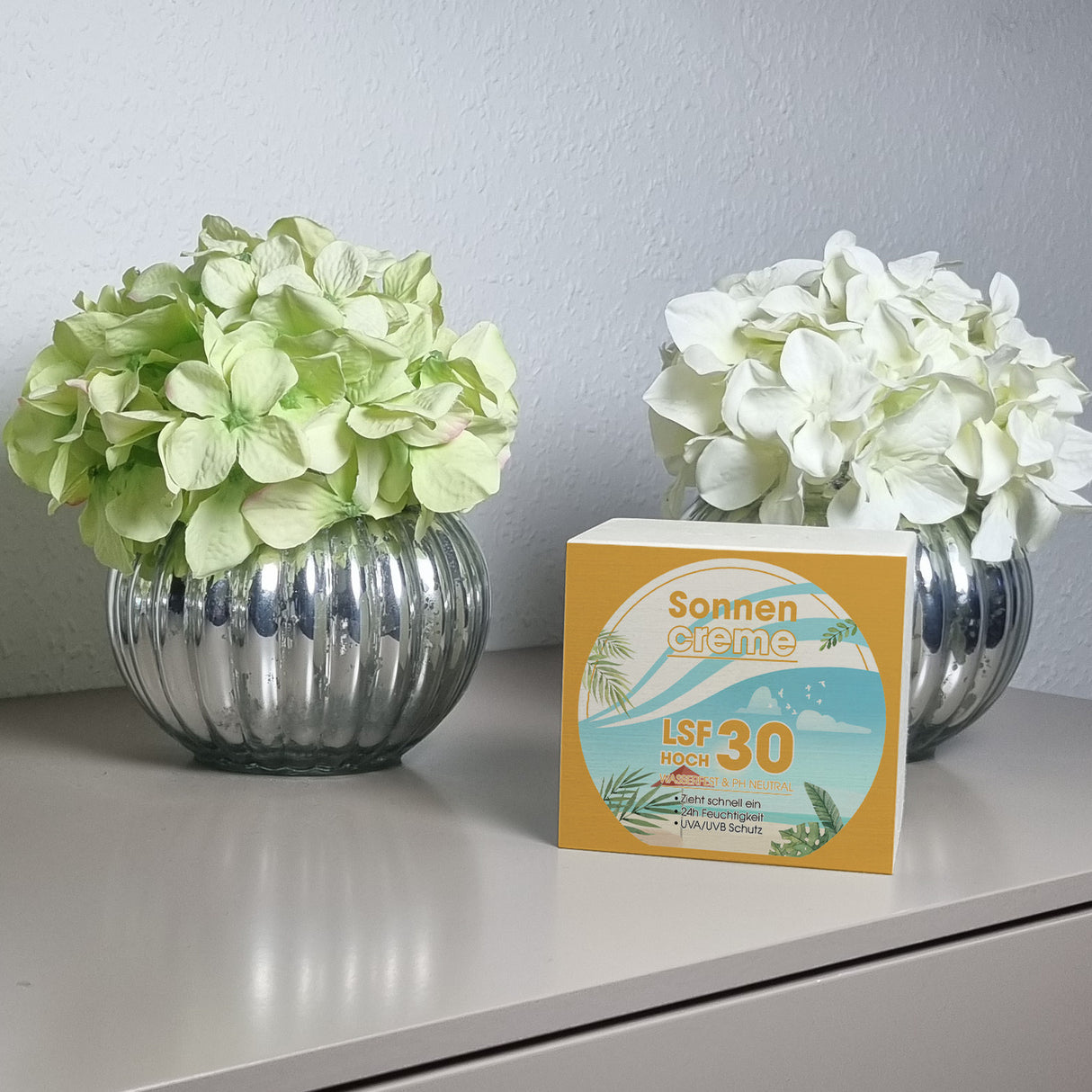 Spardose mit Sonnencreme Motiv - Für Urlauber die auf den Sommerurlaub sparen