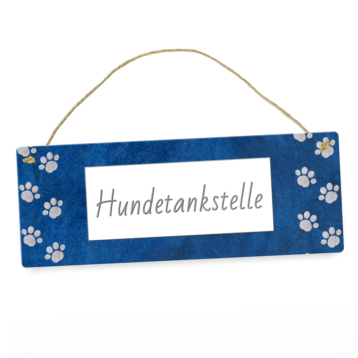 zusammen glücklich Metallschild mit Pfoten für Hundebesitzer Hunde-Freunde Geschenkidee Dekoration Deko Pfotenabdruck Fellnase