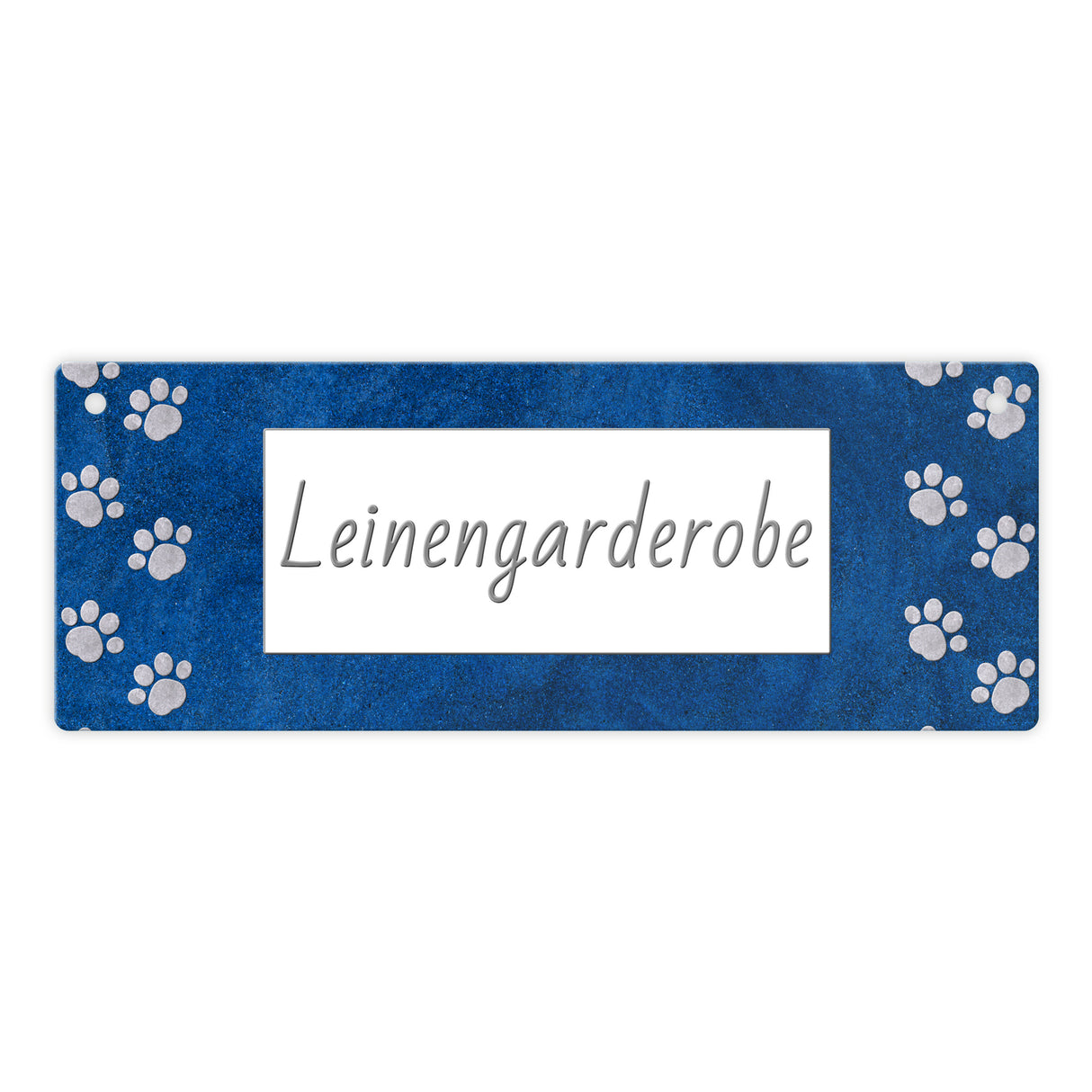 zusammen glücklich Metallschild mit Pfoten für Hundebesitzer Hunde-Freunde Geschenkidee Dekoration Deko Pfotenabdruck Fellnase