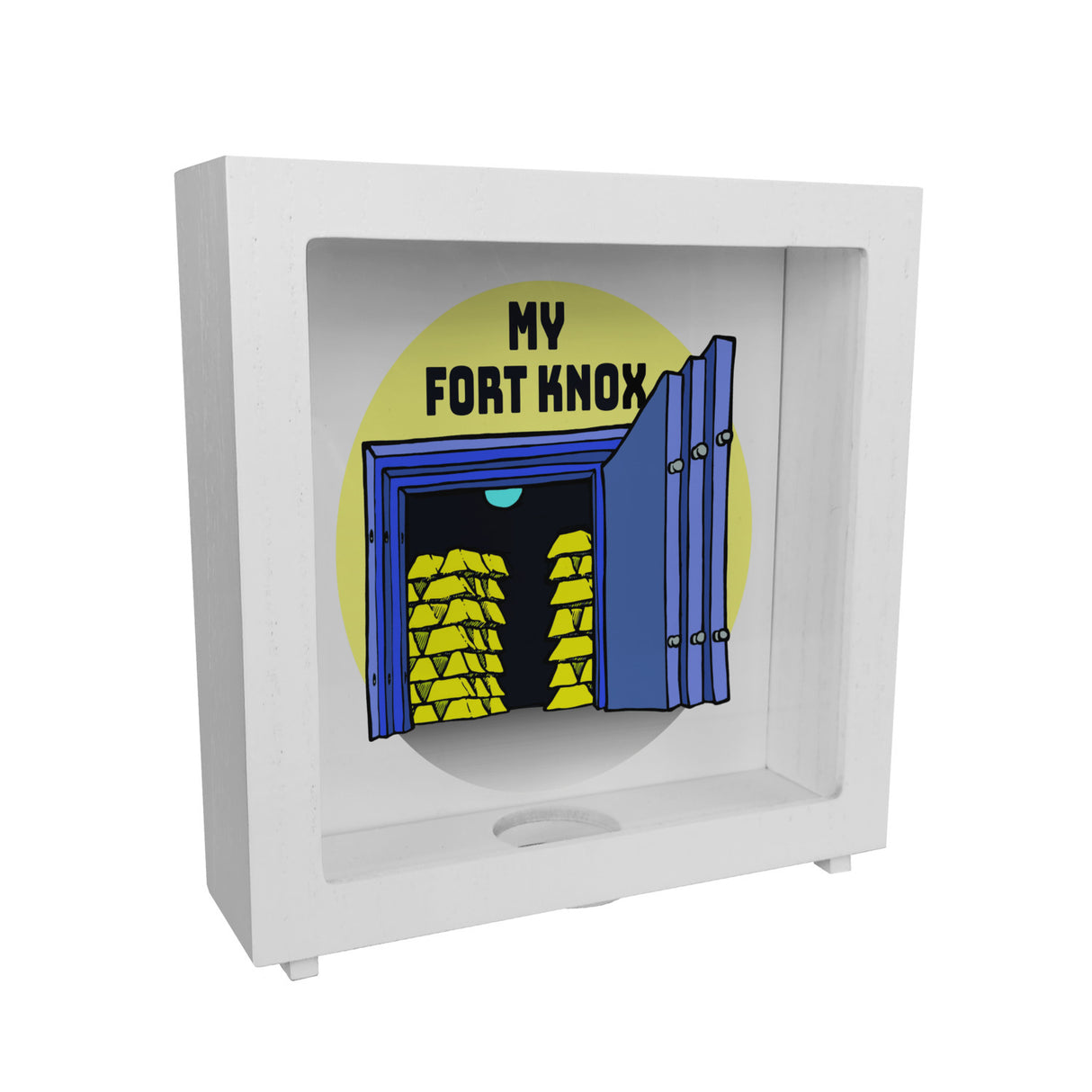 My Fort Knox Spardose mit Tresor und Goldbarren Motiv