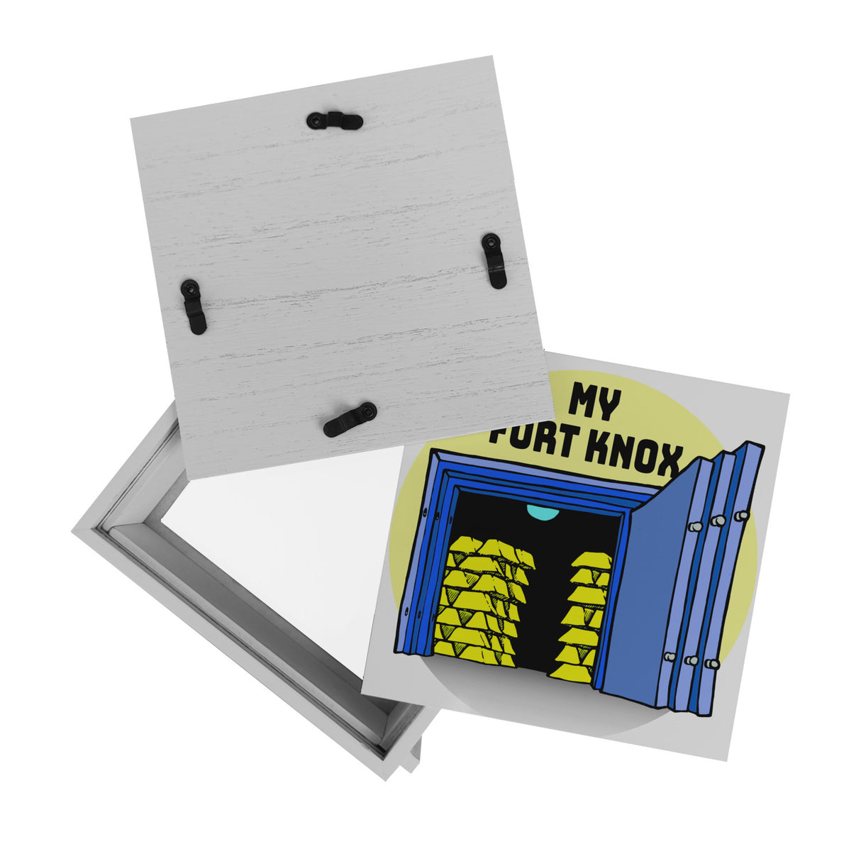 My Fort Knox Spardose mit Tresor und Goldbarren Motiv