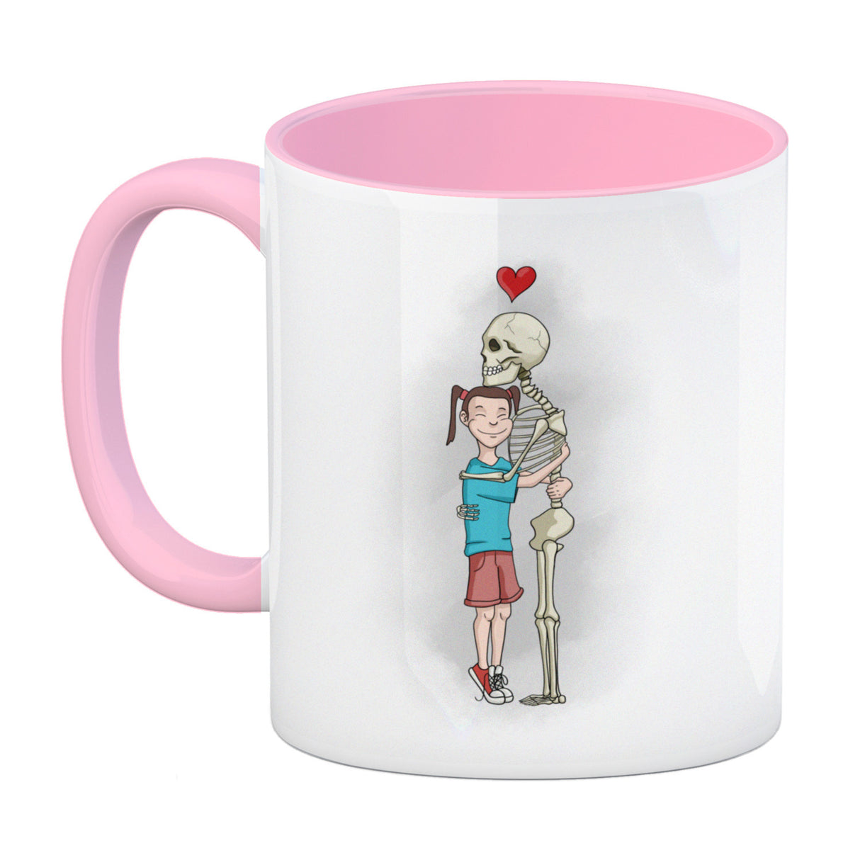 Kaffeetasse für Halloween mit Spruch - A hug a day keeps the monsters away