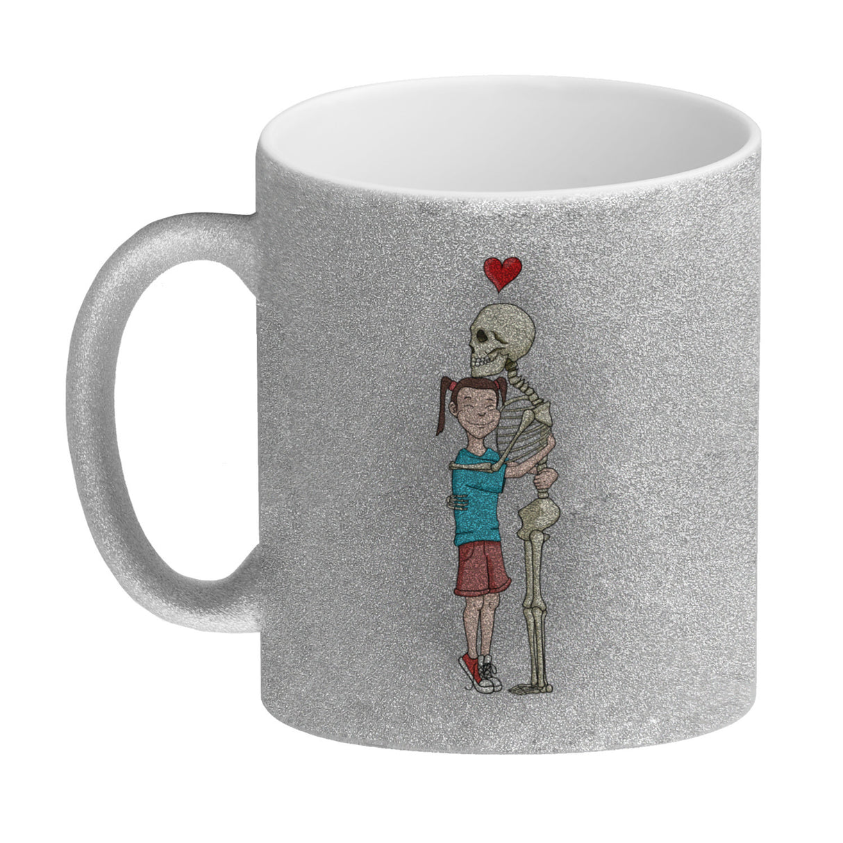 Kaffeetasse für Halloween mit Spruch - A hug a day keeps the monsters away