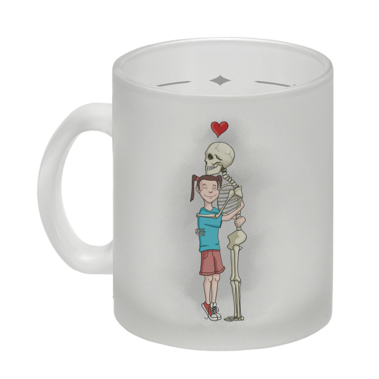 Kaffeetasse für Halloween mit Spruch - A hug a day keeps the monsters away